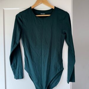 Old Navy Long-Sleeve Deep Teal Bodysuit